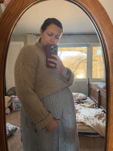 Customer photo review of Alissa Sweater - Baby Alpaca