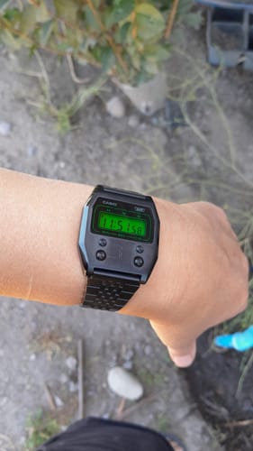 Customer photo review of Reloj Casio Vintage A1100B-1DF Caja Metálica Reedición 1978