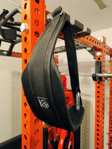 Customer photo review of Chainless Nylon Heavy Duty Dipping Belt With Two Rings