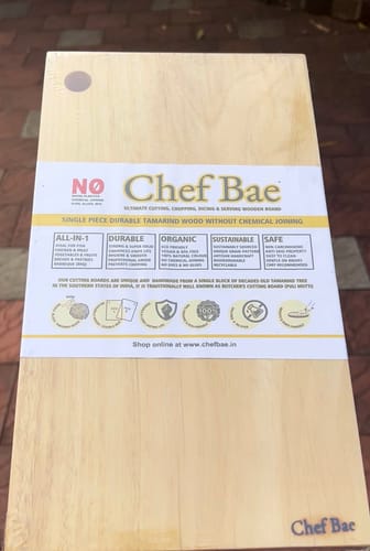 Customer photo review of Chef Bae Tamarind Wood High Density Cutting Board