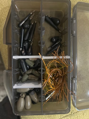 Customer photo review of Nako Tungsten Weight Starter Kit, Terminal Tackle Box - 38 Pack