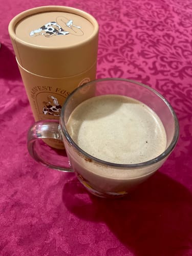 Customer photo review of Chocolate Bone Broth Powder