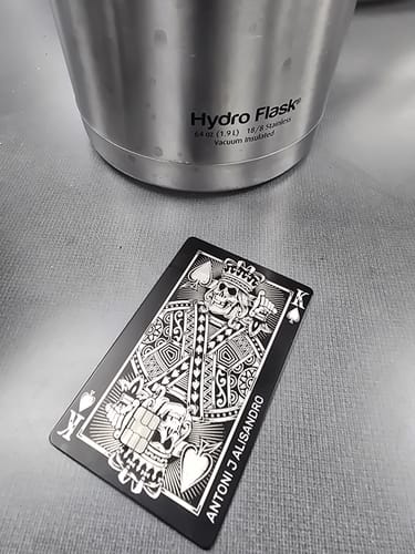 Customer photo review of King of Spades