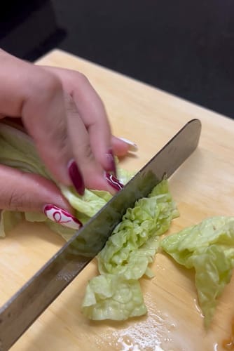 Customer photo review of Chef Bae Tamarind Wood High Density Cutting Board