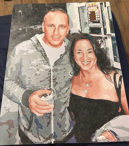 Customer photo review of Paint Your Own Photo