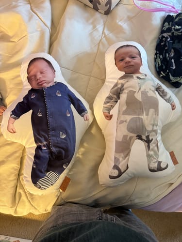 Customer photo review of Photo Birth Pillow