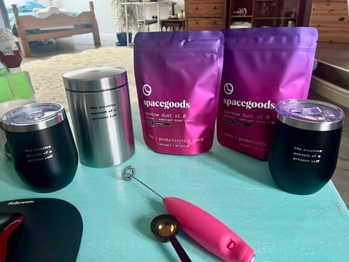 Customer photo review of rainbow dust starter kit