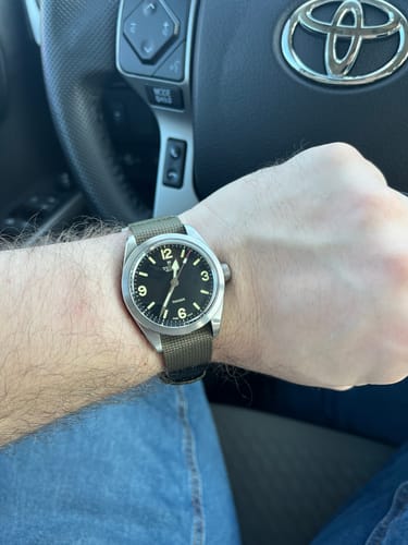 Customer photo review of Glomar Explorer - Hook And Loop Watch Strap