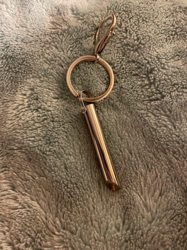 Customer photo review of Breath Tool 304 grade Stainless Steel - Mindful Breathing Unisex Necklace