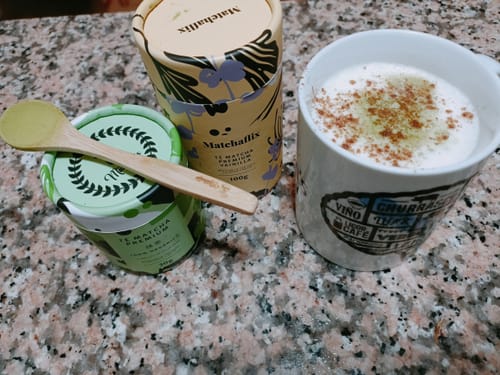 Customer photo review of Té Matcha Premium Vainilla