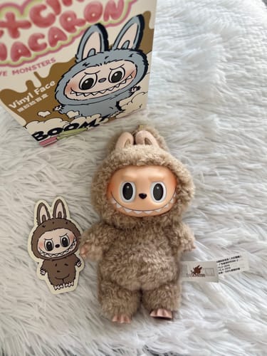 Customer photo review of POP MART The Monsters Exciting Macaron Series Plush Pendant Blind Box