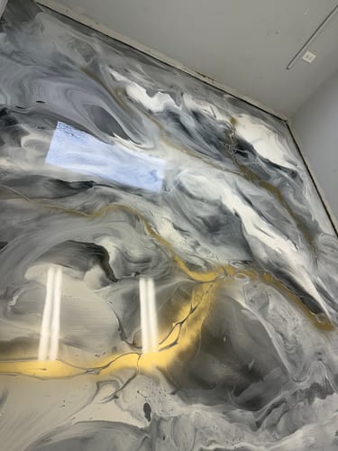Customer photo review of Fast Cure Concrete Slab Moisture Barrier - Rockhard MVB FC 3 Gal. Kit