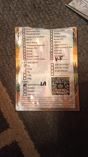 Customer photo review of Violent Fog - Light Assist Greenhouse THCA (Full Size)