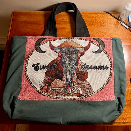 Customer photo review of STRAIGHT BAG MAKING // Online Course // Self-Paced Bag Making