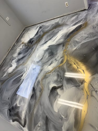 Customer photo review of Fast Cure Concrete Slab Moisture Barrier - Rockhard MVB FC 3 Gal. Kit