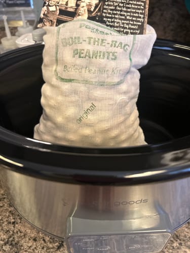 Customer photo review of Boil-The-Bag Boiled Peanuts - 2 Bags