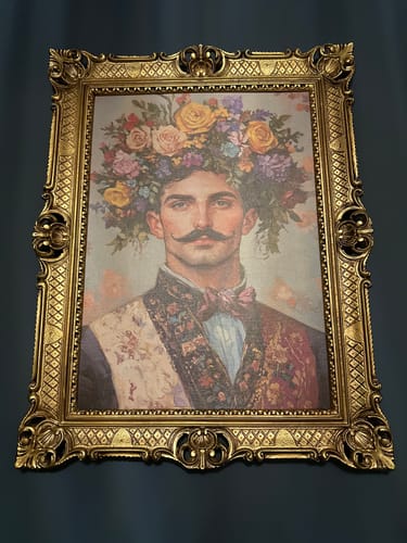 Customer photo review of Victorian Gentleman Print