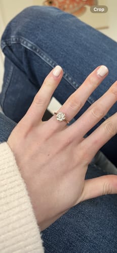 Customer photo review of The Cream Puff | Round