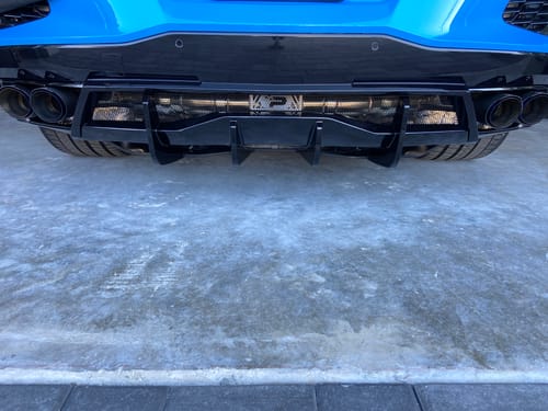 Jorge C. review of Corvette C8 Rear Bumper Add-On Diffuser Lip image 1 out of 1