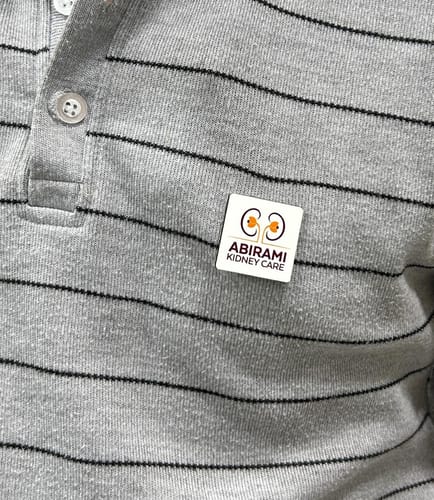 Customer photo review of Customized Magnetic Badge | Wear Your Brand | PrintMine.in