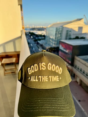 Customer photo review of Hat: God is Good