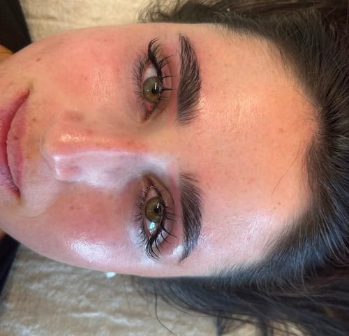 Customer photo review of LASH AND BROW LIFT 3 STEP SYSTEM