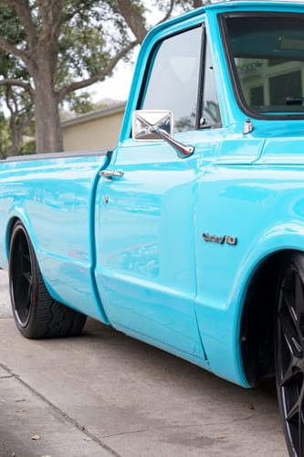 Customer photo review of CUSTOM FORGED 2-PIECE WHEELS: RV-DR08D 6 LUG