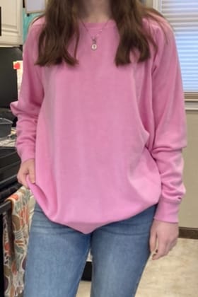 Customer photo review of Hangout Sweatshirt