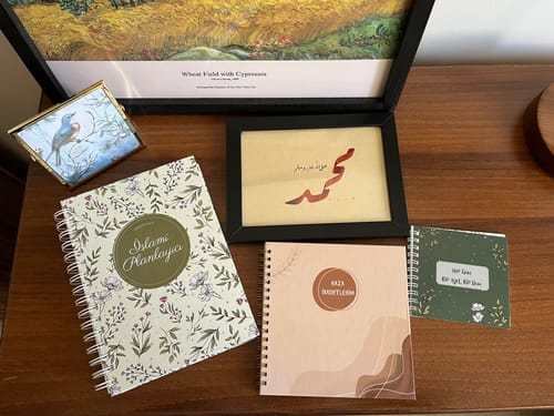 Customer photo review of İbadet Rehberi İslami Planlayıcı Çiçek Desenli Kapak