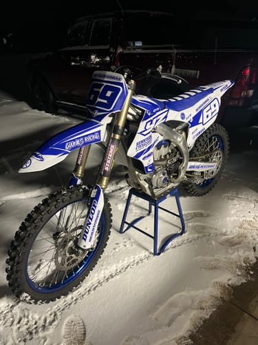 Customer photo review of Custom Seat Cover: 2024 Yamaha YZ250F