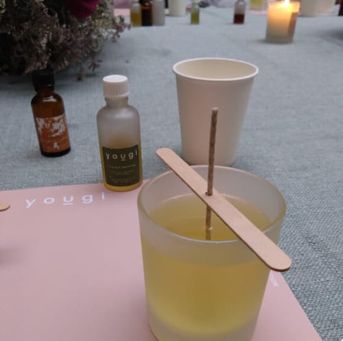 Customer photo review of Aromatherapy Candle Making Workshop, SHOREDITCH LONDON - £49