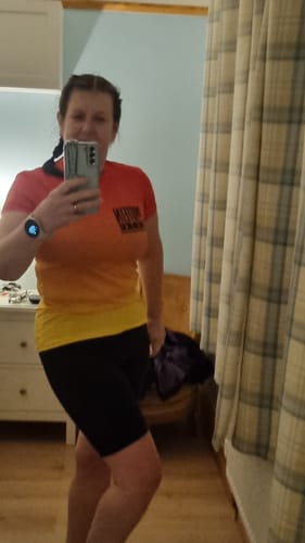 Customer photo review of Tech Running Tees