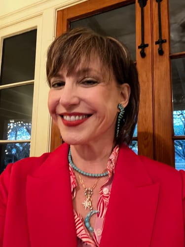 Customer photo review of Mae Earrings
