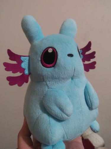 Customer photo review of Rain World - Rivulet Slugpup Plush
