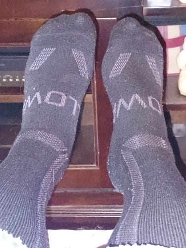 Customer photo review of Men's Alpaca Socks