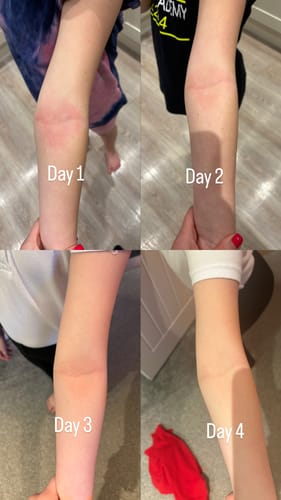 Customer photo review of Calm Whipped Tallow - Lavender & Orange