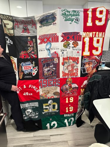 Customer photo review of Original Blanquilt™ / T Shirt Quilts