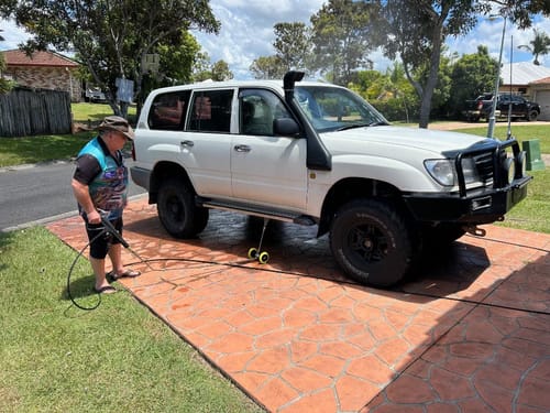 Customer photo review of Salt Shift Ultimate Off-Road Wash Kit