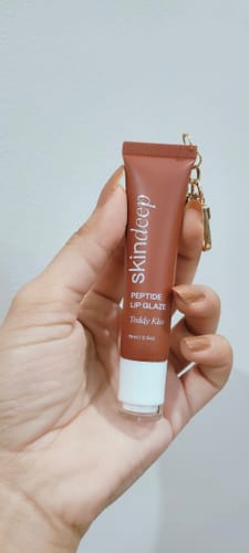 Customer photo review of Peptide Lip Glaze