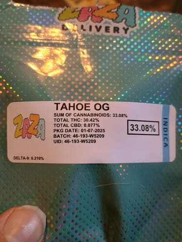 Customer photo review of Tahoe OG - 4 Grams - Indica