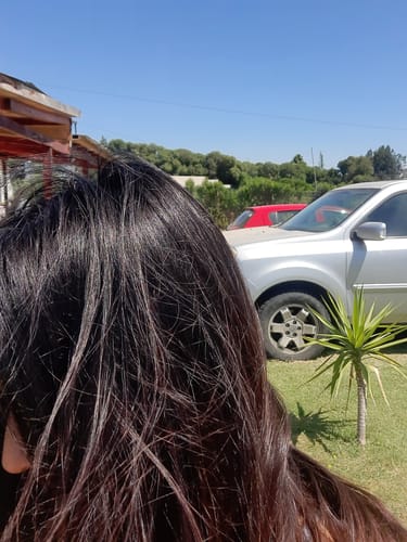 Reseña con foto de un cliente sobre Pack Rubios/Cobrizos Dorados (Henna + Cassia)