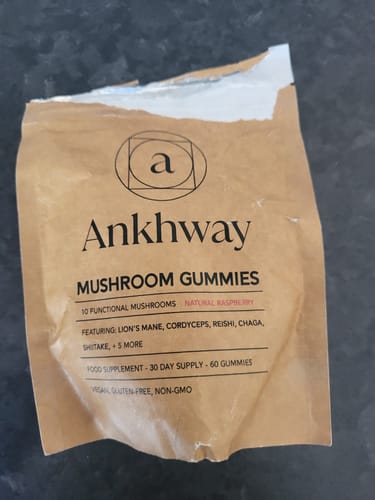 Customer photo review of Mushroom Gummies