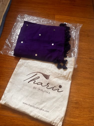 Customer photo review of Majesty (Pure Mul Cotton Saree)