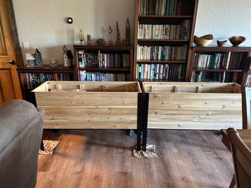 Customer photo review of 18" x 48" Raised Garden Bed