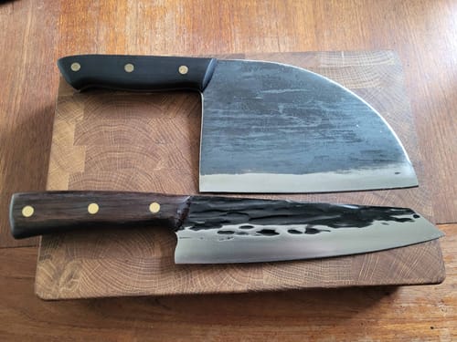 Customer photo review of Handgeschmiedetes Kochmesser - Black