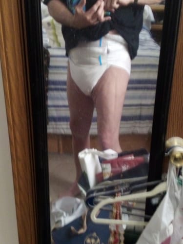 Customer photo review of SUNKISS Masterpiece® Adult Diapers With Tabs