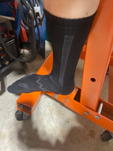 Customer photo review of Men's Alpaca Socks