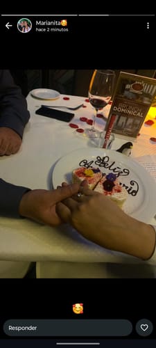 Customer photo review of Cena Romántica Febrero