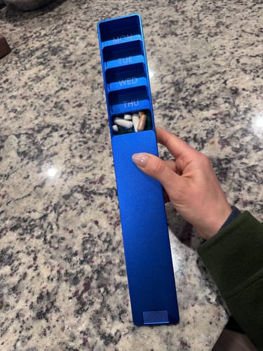 Customer photo review of Weekly Vitamin Case