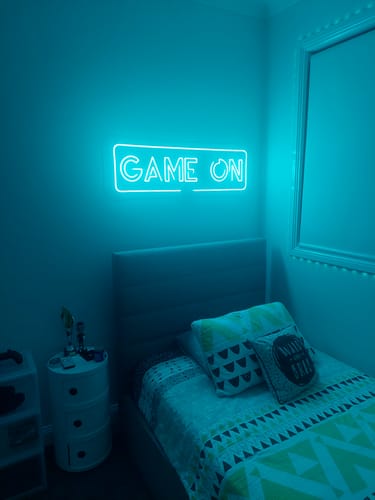 Customer photo review of Game On Neon Light